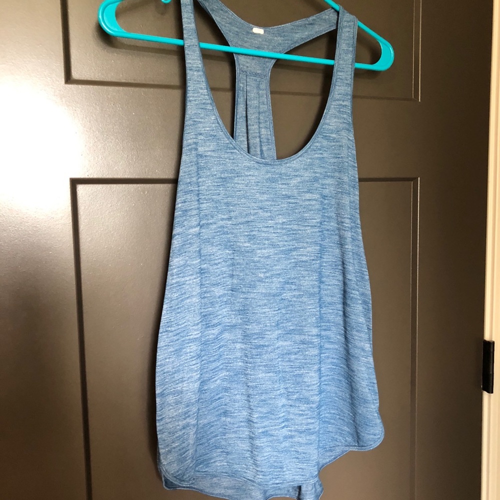 Blue Lululemon Tank